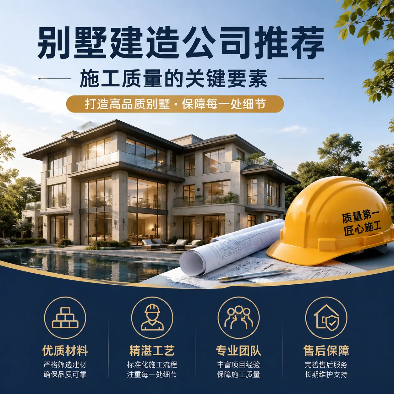 别墅建造公司推荐： 碧江 施工质量的关键要素