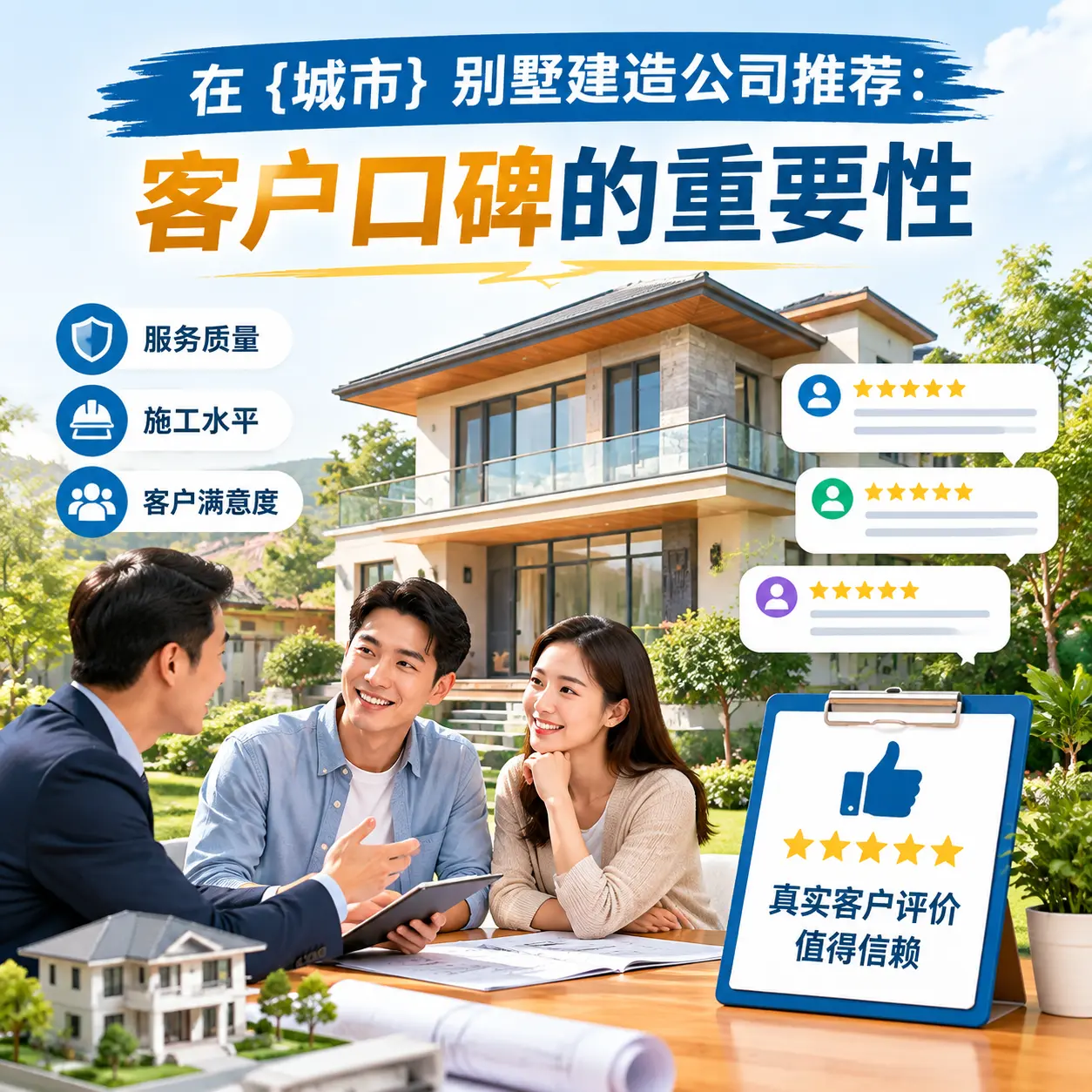 在 碧江 别墅建造公司推荐：客户口碑的重要性