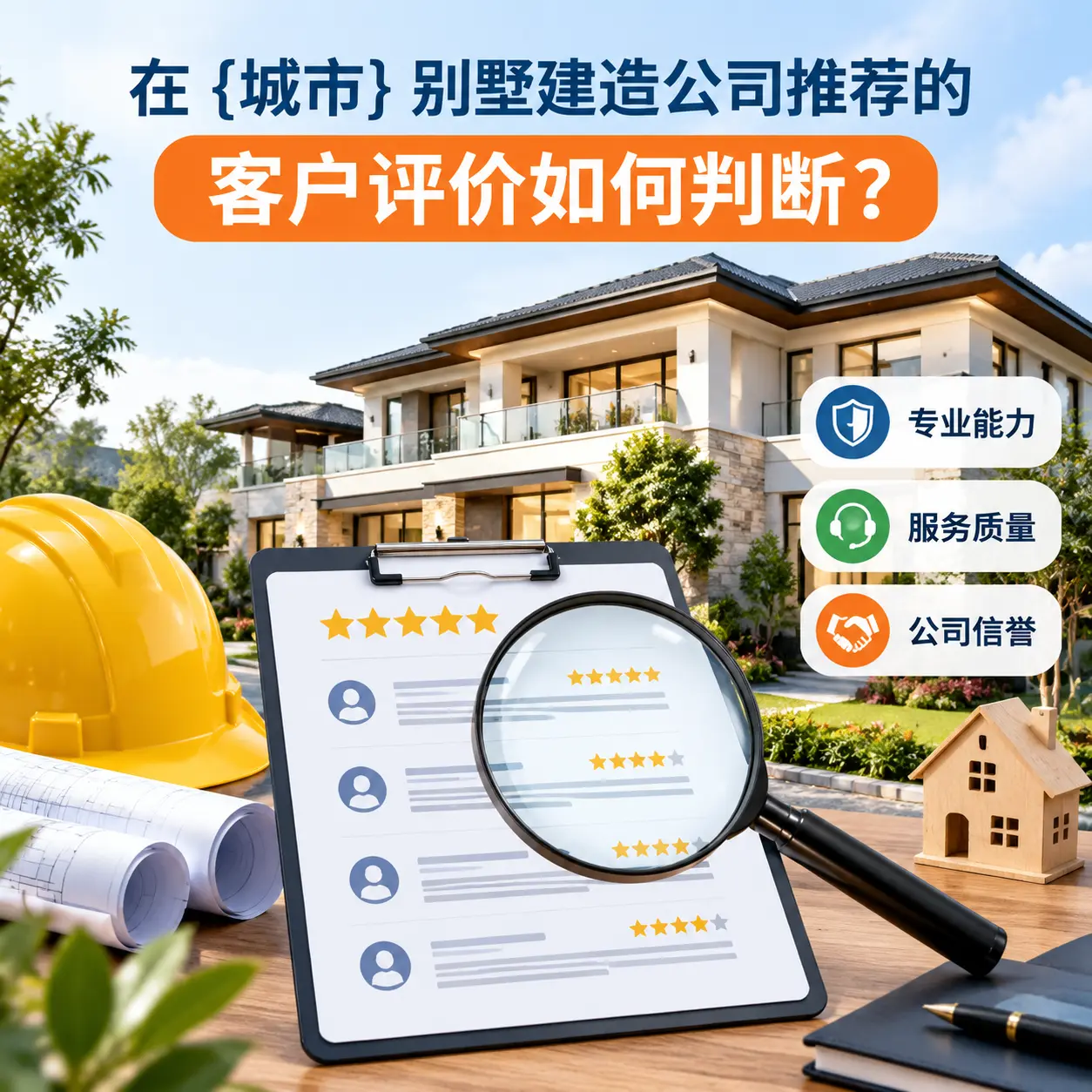 在 碧江 别墅建造公司推荐的客户评价如何判断？