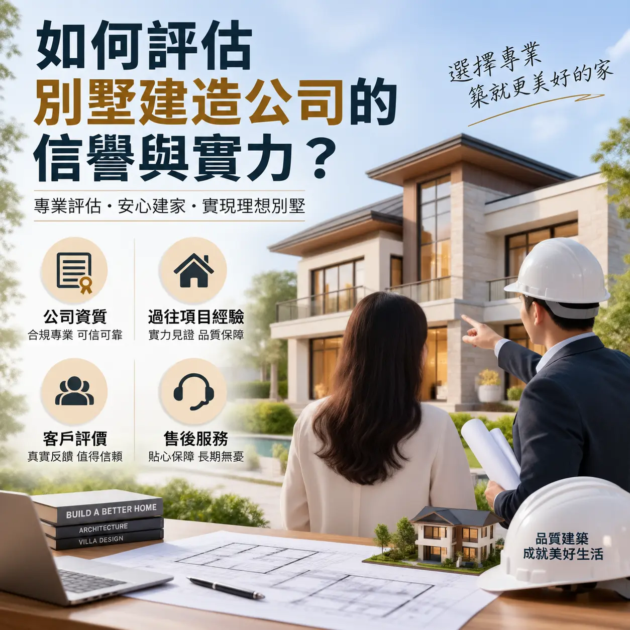 如何评估 碧江 别墅建造公司的信誉与实力？