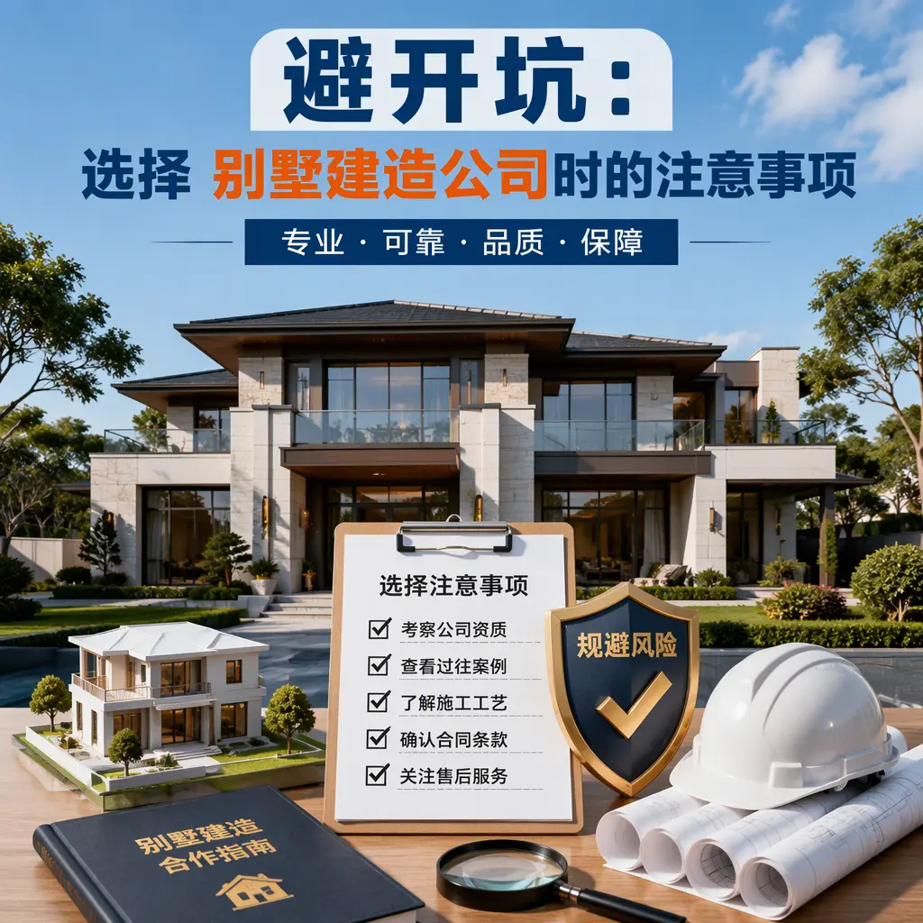 避开坑：选择 碧江 别墅建造公司时的注意事项