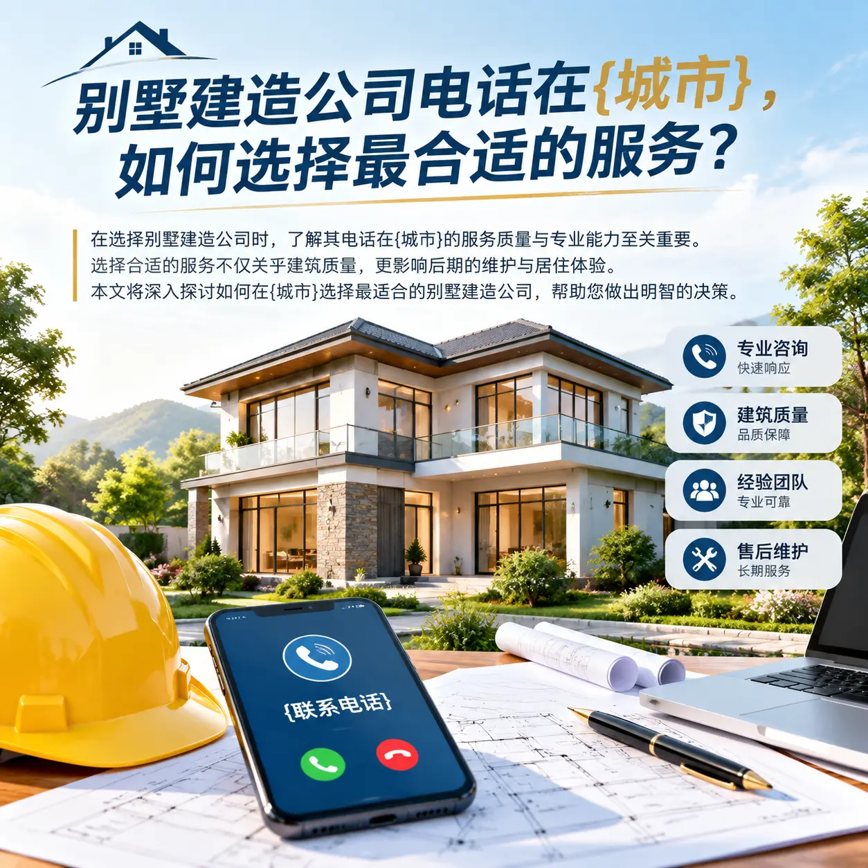 别墅建造公司电话在碧江，如何选择最合适的服务？