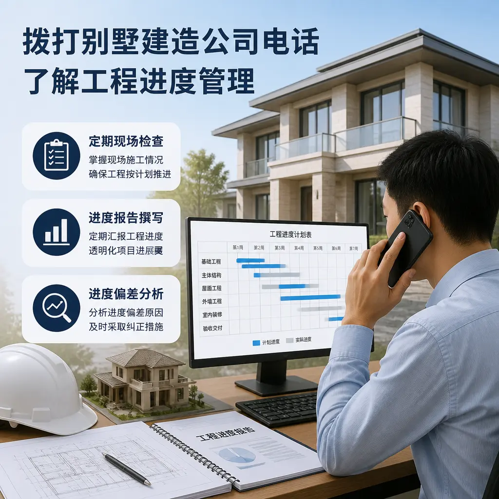 拨打碧江别墅建造公司电话，了解工程进度管理