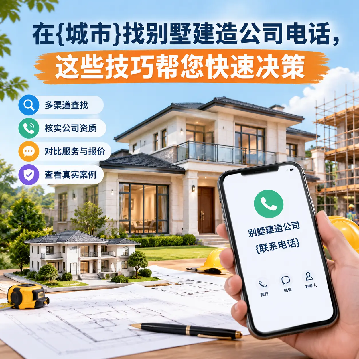 在碧江找别墅建造公司电话,这些技巧帮您快速决策