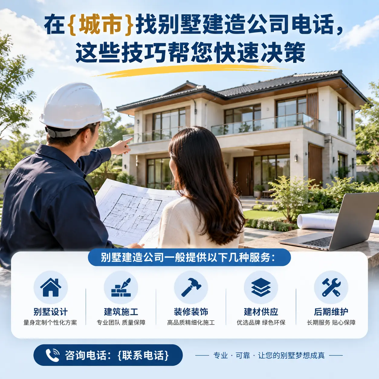 在碧江找别墅建造公司电话,这些技巧帮您快速决策