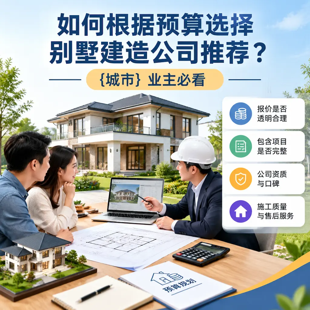 如何根据预算选择别墅建造公司推荐？ 碧江 业主必看