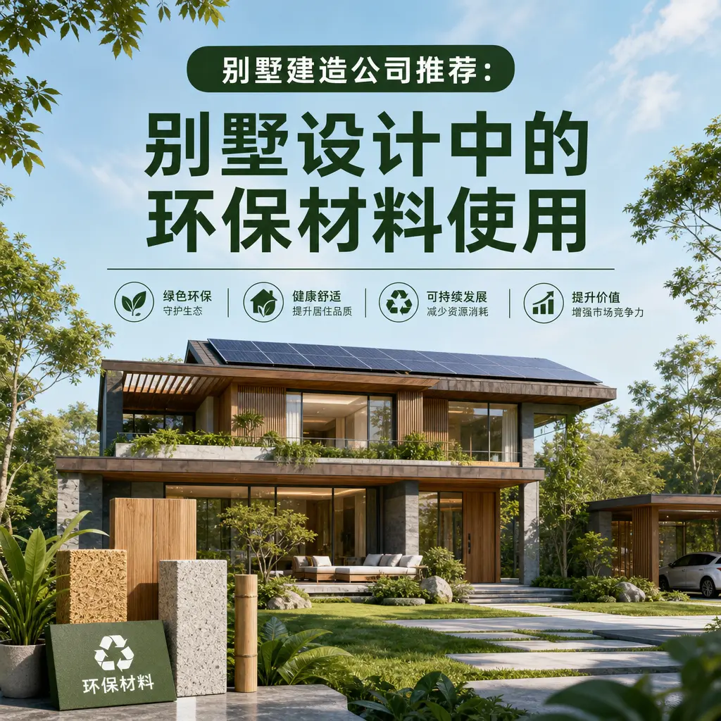别墅建造公司推荐: 碧江 别墅设计中的环保材料使用