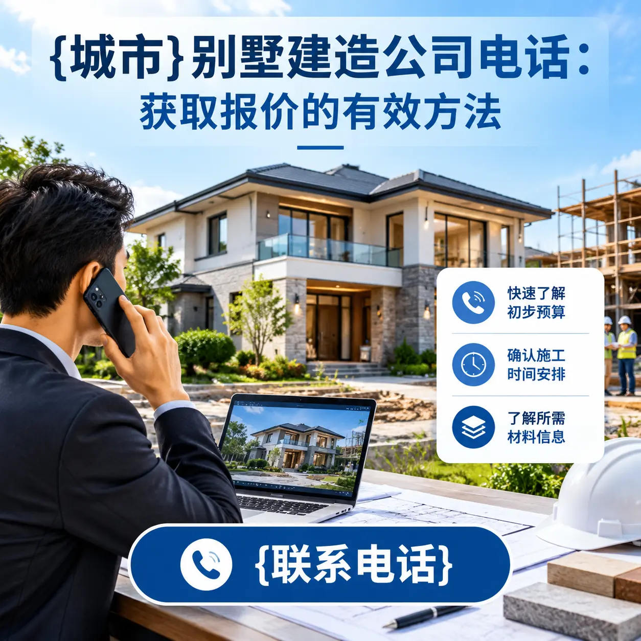 碧江别墅建造公司电话：获取报价的有效方法