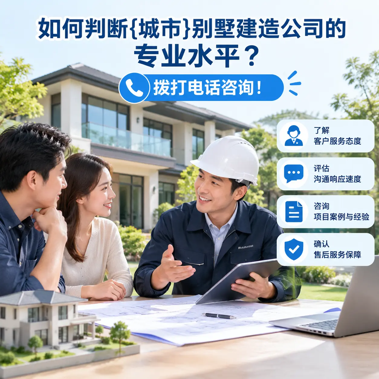 如何判断碧江别墅建造公司的专业水平？拨打电话咨询！